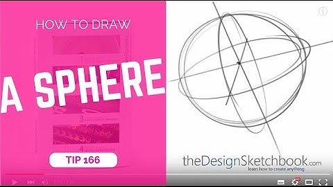 How to draw a sphere ? | Design sketching