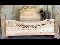 Extremely creative woodworking ideas with unique curved wood project build a bed from hardwood