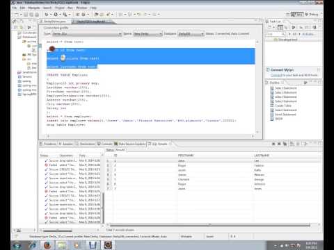 SQL QUERY SELECT Example DEMO