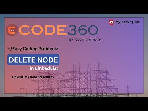 Coding Ninja's Easy Problem | Delete Node In A Linked List  using Java | 26 April 2024 | LinkedList