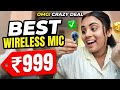 Best wireless mic for New Youtubers| Under 1000 rs 😱😳|@Safar_with_sandhya11