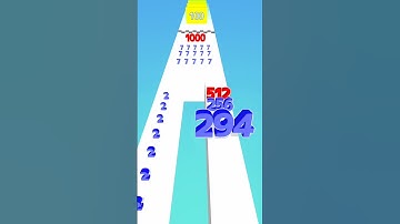 Number run 3d level 12 #shorts