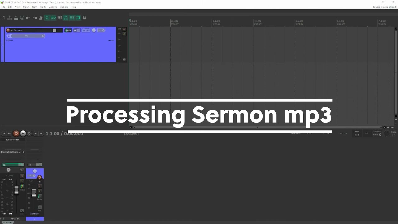 Processing Sermon mp3