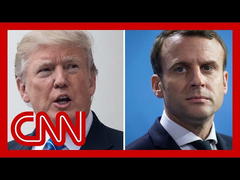 Hear macron's reaction to being linked to trump's mar-a-lago documents