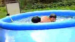 Jonah and Dillon pool wrestling pt. 2