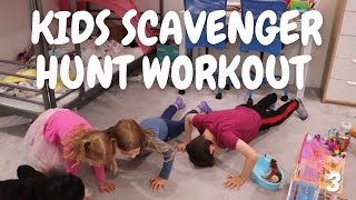 Kids Workout! Scavenger Hunt For Kids   Free Scavenger Hunt Kids Activity Printable