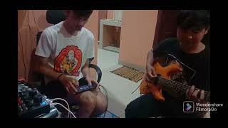 REAL DRUM VS GUITAR COVER BATUNISAN AKHERAT SETAN..sampe blepotan parah gitar nyh.