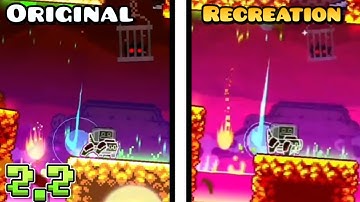 GD 2.2 Sneak Peek 1 Video Recreation (Dash Destroyer, By: pixellord)