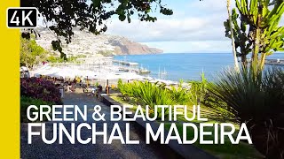 Funchal, Madeira, Is It The Hawaii Of Europe? | 4K Walk From Santa Catarina Park To Municipal Garden