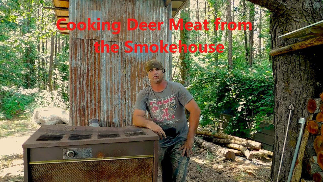 Cooking Deer Meat from the Smokehouse