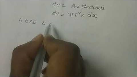 Derivation of the Center of gravity of right circular cone