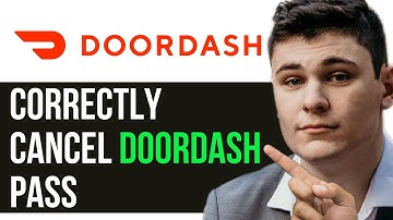 HOW TO CORRECTLY CANCEL DOORDASH PASS 2025! (FULL GUIDE)
