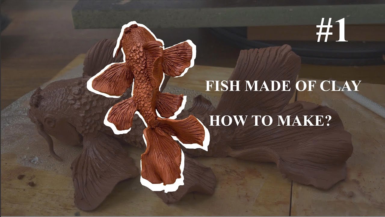 HOW TO MAKE A CLAY FISH. A clay fish for children's mid-autumn festival ...