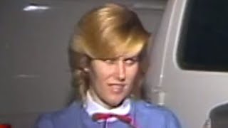 May 10, 1984:  Diane Downs enters the Lane County courthouse for jury selection in her murder trial.