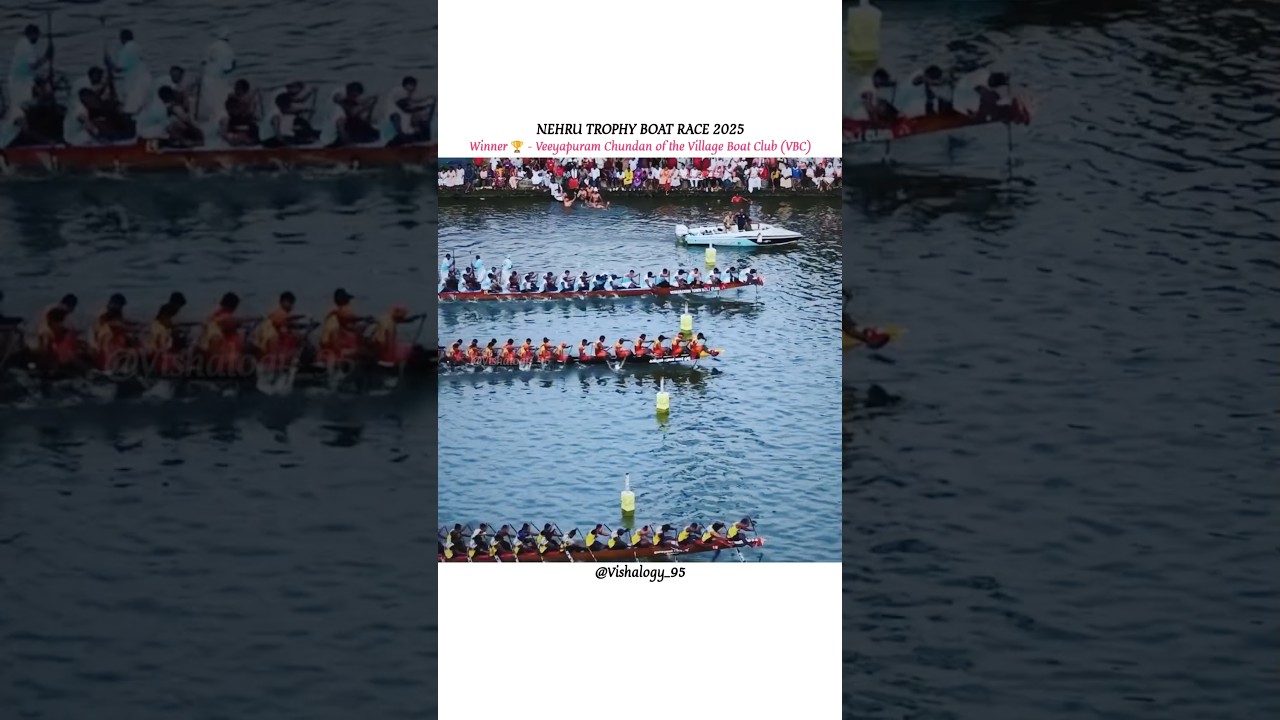 Winner Nehru Trophy 2025🚣‍♂️ 