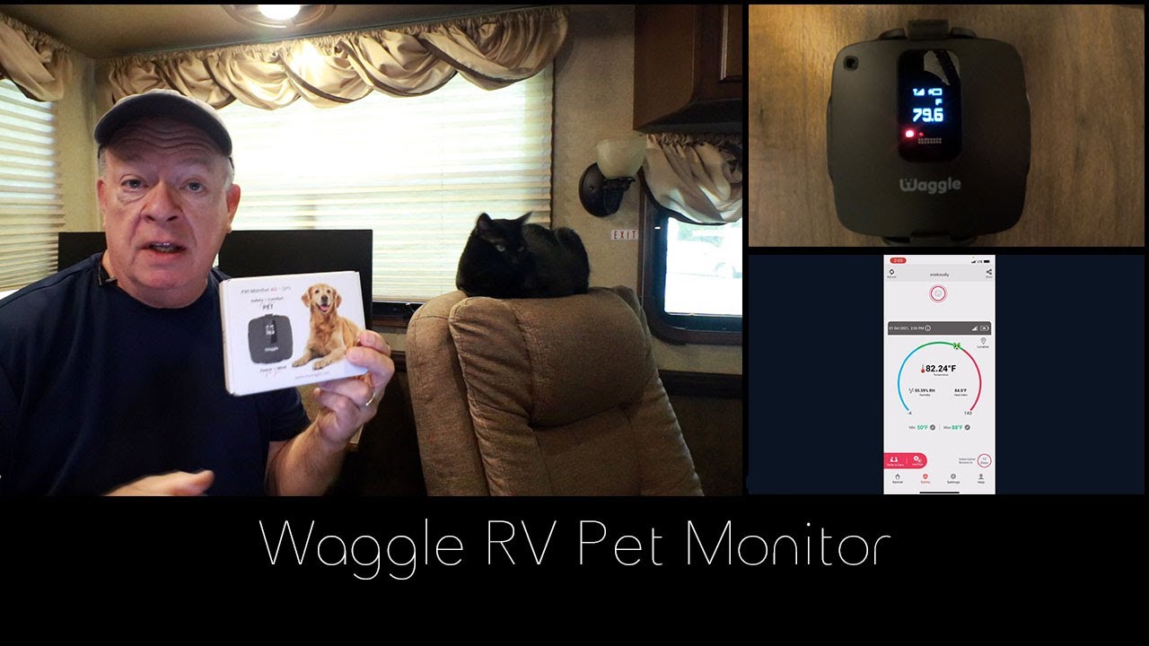 Waggle RV Dog Safety Temperature & Humidity Sensor | 4G Verizon Cellular