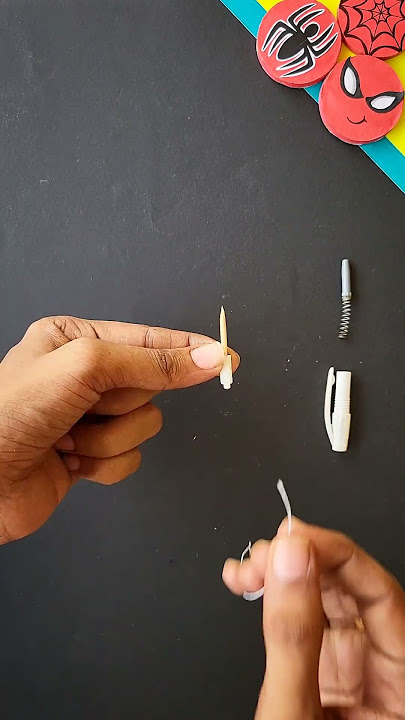 how to make a spider man web shooter , Easy pen spiderman launcher
