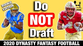 Do NOT Draft these Rookies in Dynasty Fantasy Football - The All-Fade Team