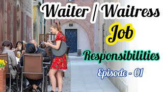 Duties and Responsibilities of Service Personal in Hotel |Waiter Job Description | FNB Training| MRD