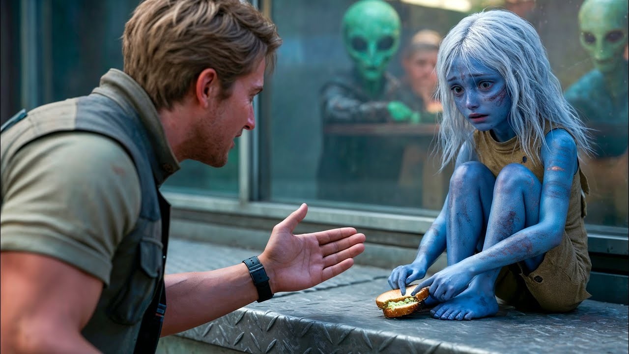 Маленькая Инопланетная Девочка Ела Крошки, Как Собака — Но Один Человек Увидел Принцессу