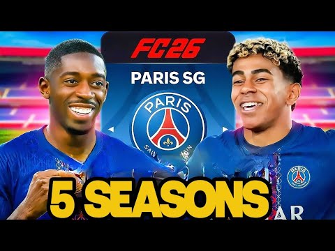 5 Szezonra Átvettem A PSG-t Irányításást FC-26