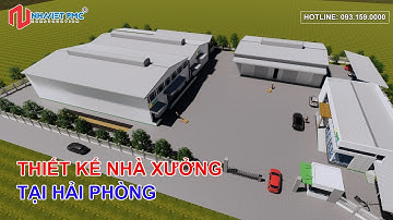 Mẫu thiết kế nhà xưởng tại Hải Phòng - PMCNX01 | Nhà Việt PMC - Thiết kế, thi công nhà xưởng uy tín