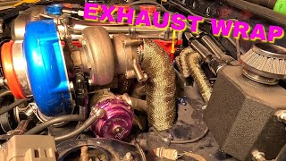 Funk Motorsports Lava Rock Heat Wrap Mx5 Turbo Built Pt 57