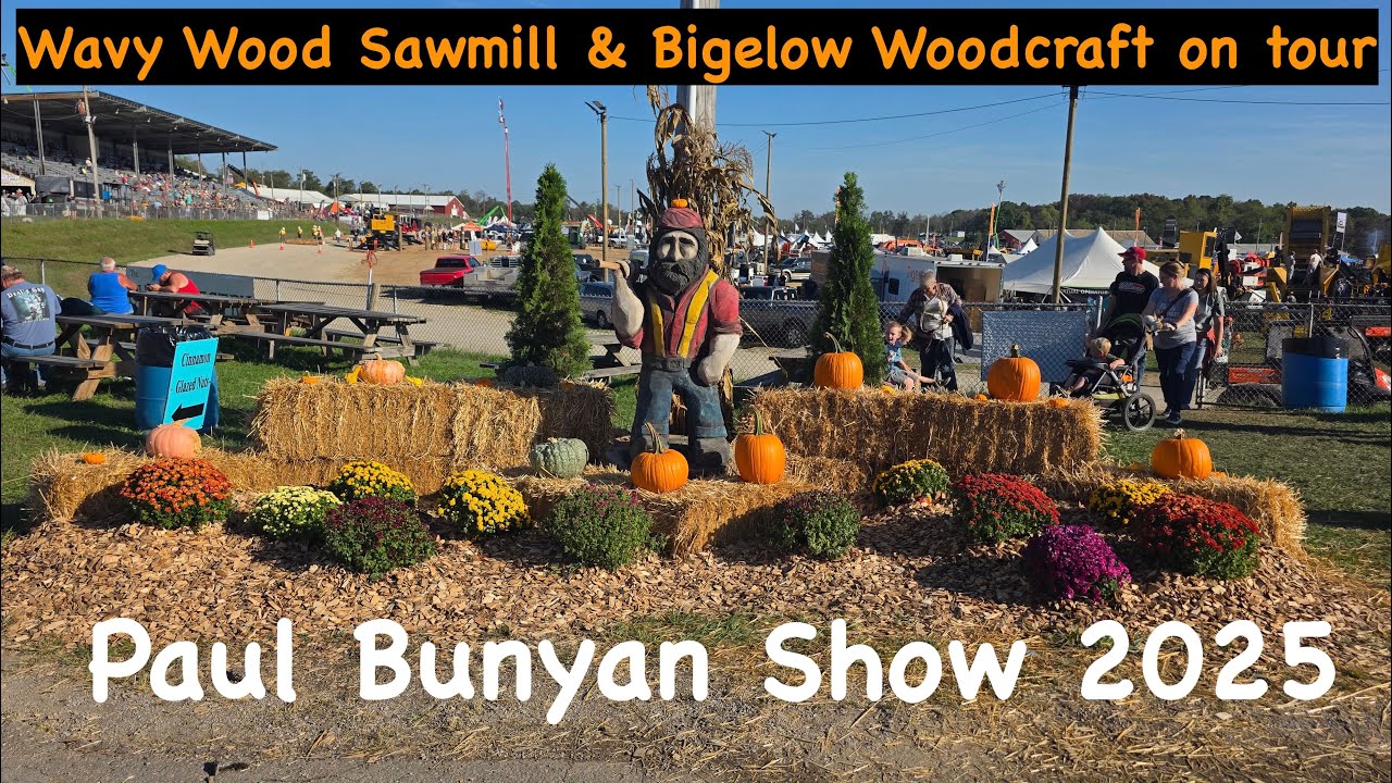 Лесопилка Wavy Wood отправляется на выставку Пола Баньяна вместе с @BigelowWoodcraft