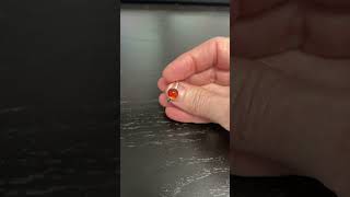 Red Carnelian Ring Bezel Set in 925 Sterling Silver, Size 7 US