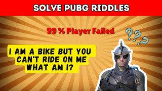Hey pro! Answer these Pubg Riddles🧩💯👎 || 🧠Master Mind Monday || #pubgmobile #pubgriddles #pubgquiz screenshot 5