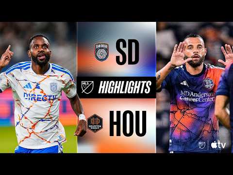 San Diego FC vs. Houston Dynamo FC | Full Match Highlights | WILD 5-GOAL FIRST HALF!