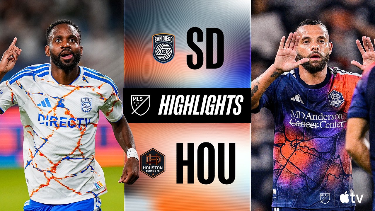 [MLS] San Diego FC vs. Houston Dynamo FC | Full Match Highlights | WILD 5-GOAL FIRST HALF!