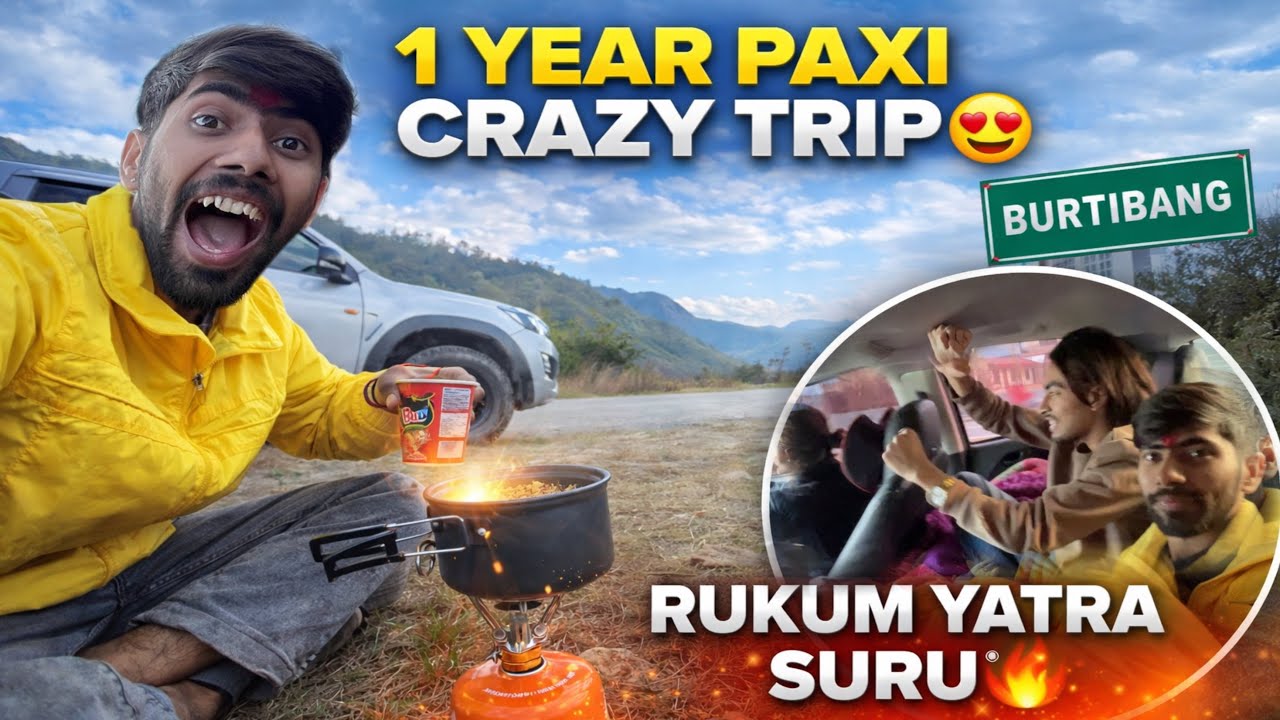 1 Year Paxi Crazy Trip 😍 Pokhara to Rukum Road Trip | Burtibang Night Stay 
