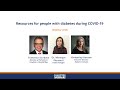 Webinar: Resources for people with diabetes during COVID-19 (English - Italian)