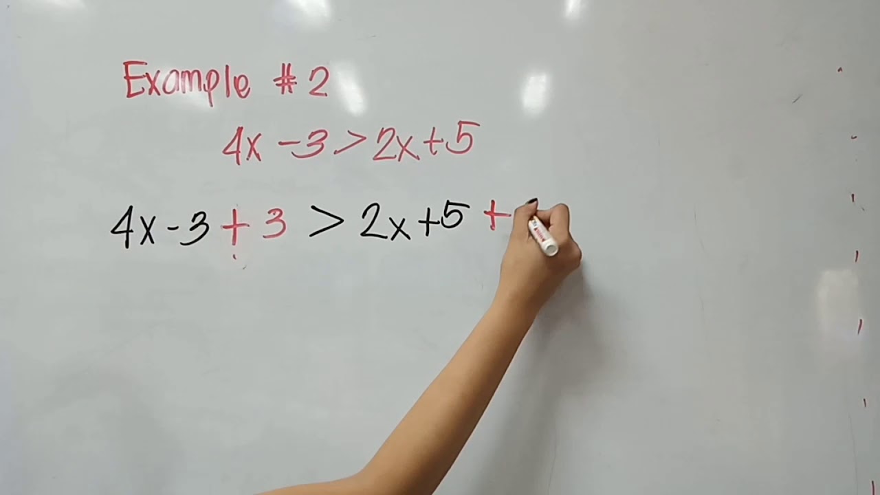 Solving Linear Inequalities in One Variable - YouTube