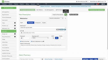 Training: DrChrono Charts and Clinical Notes | eRx and Refill Requests