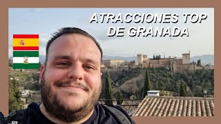 These are the TOP ATTRACTIONS in GRANADA🌲🌄🏰 I MARCOS VITALE 4K
