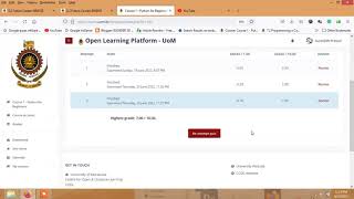 Certificate Python Beginners UOM | DP නොමිලේ ලබාගත හැකි සහතිකය
