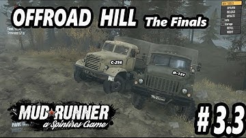 B 131 vs C 256 Part 3 | Best Truck Challenge Episode 3.3 | Hill Map | Spintires Mudrunner