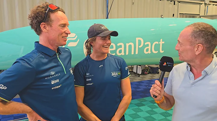 Paul Goodison and Kahena Kunz BRA // 2025 KPMG Australia SailGP