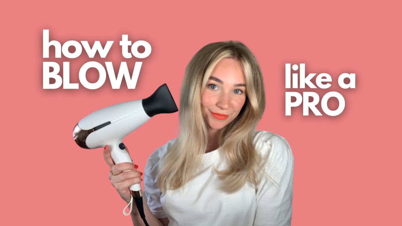 HOW TO BLOW LIKE A PRO - big bouncy blow out tutorial - blow dry like the professionals - ghd helios