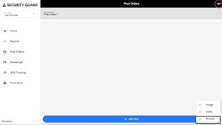 How To Add Post Orders On Security Guard Web App - Security Guard App Support Center Video