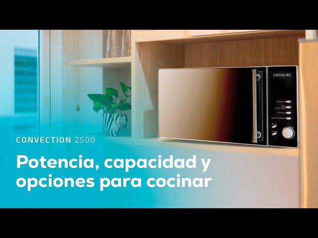 Microondas - Cecotec Convection 2500, Capacidad 25 Litros