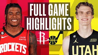 ROCKETS at JAZZ | NBA FULL GAME HIGHLIGHTS | October 26, 2022