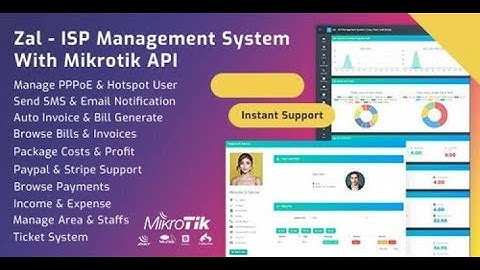 Zal - ISP Management System With Mikrotik API - khosinhvien.com