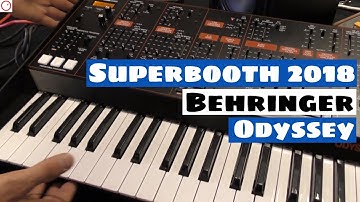 Superbooth 2018: Behringer Odyssey Synthesizer Prototype First Look & Sounds | SYNTH ANATOMY