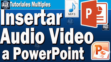 Como Insertar Audio y Video En Power Point | Poner Audio Mp3 En Power Point