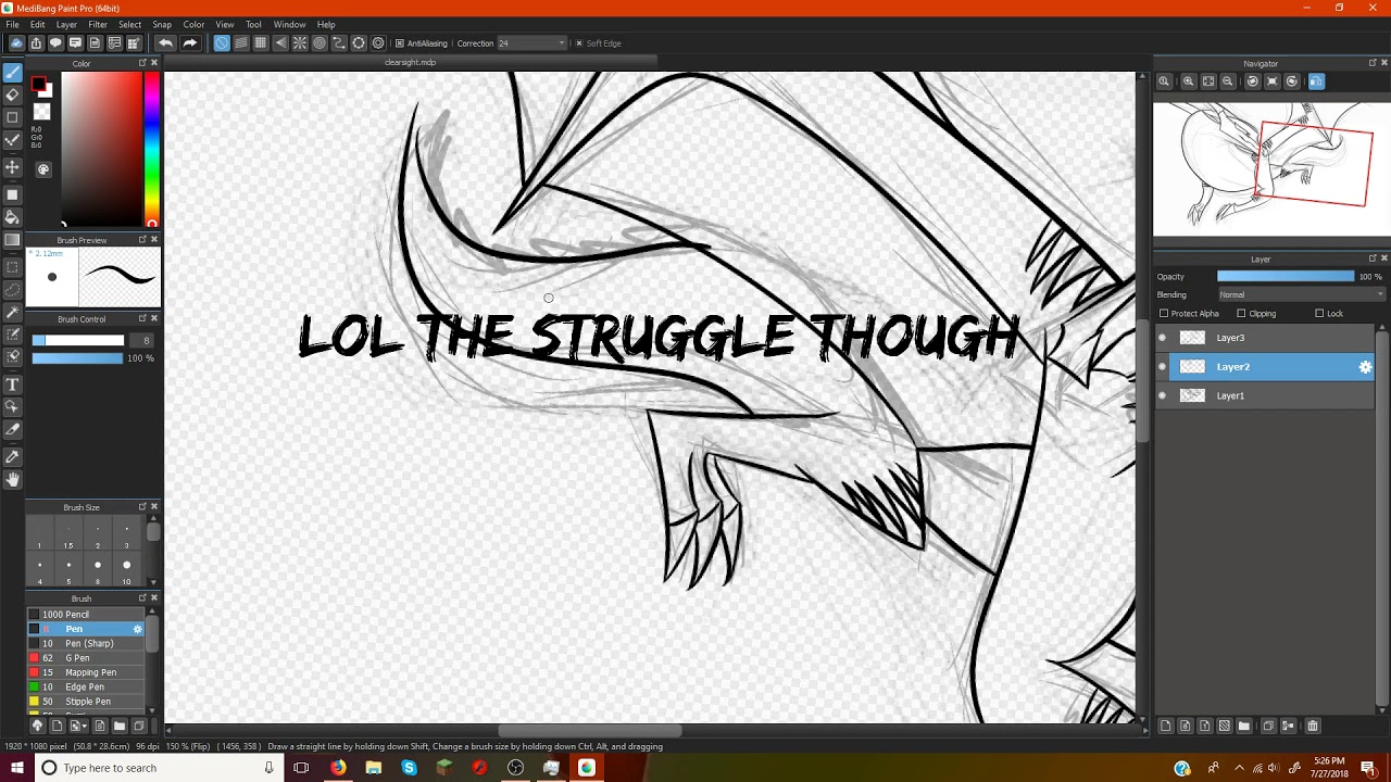 Speedpaint Test - YouTube