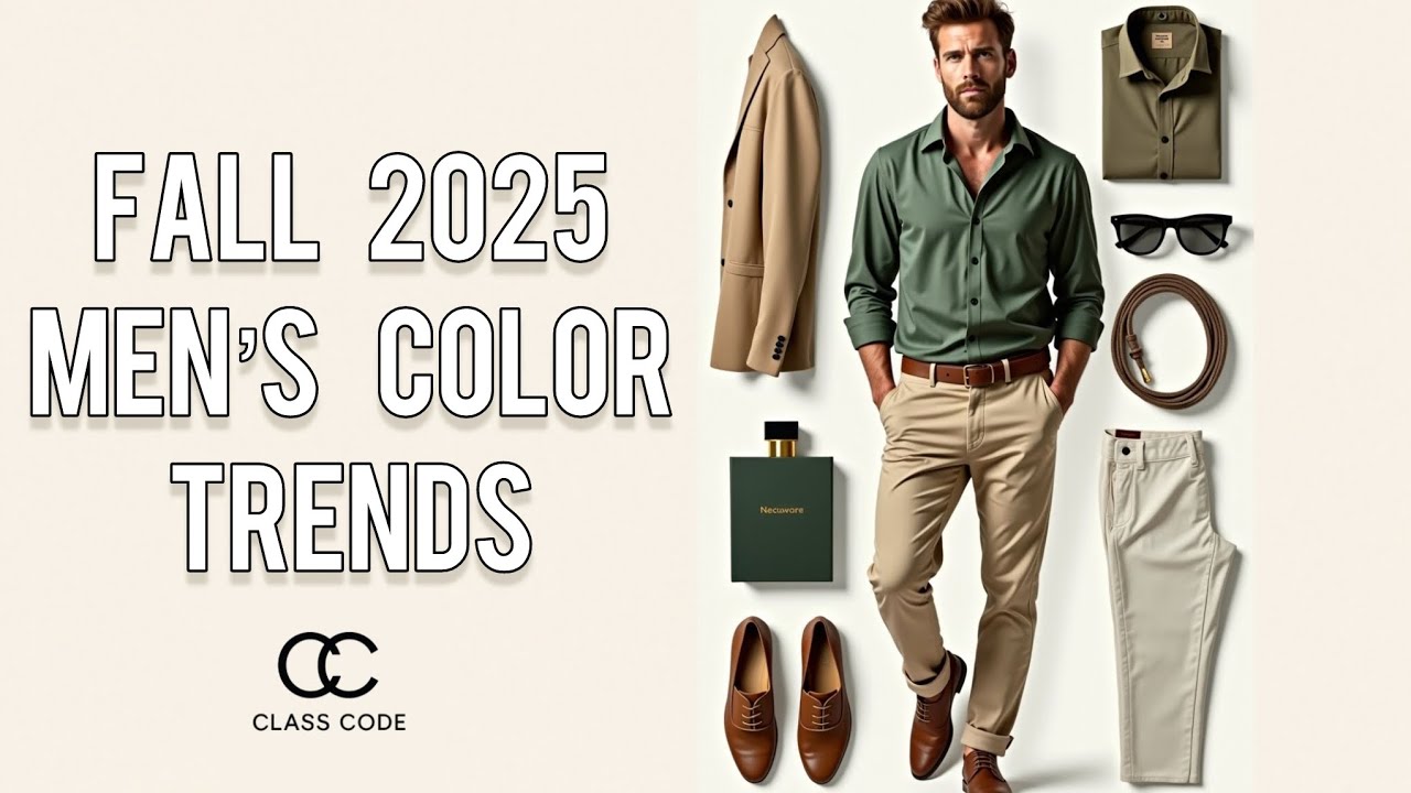 🎩🍁Fall 2025 Men’s Color Trends | The Shades of Power and Elegance