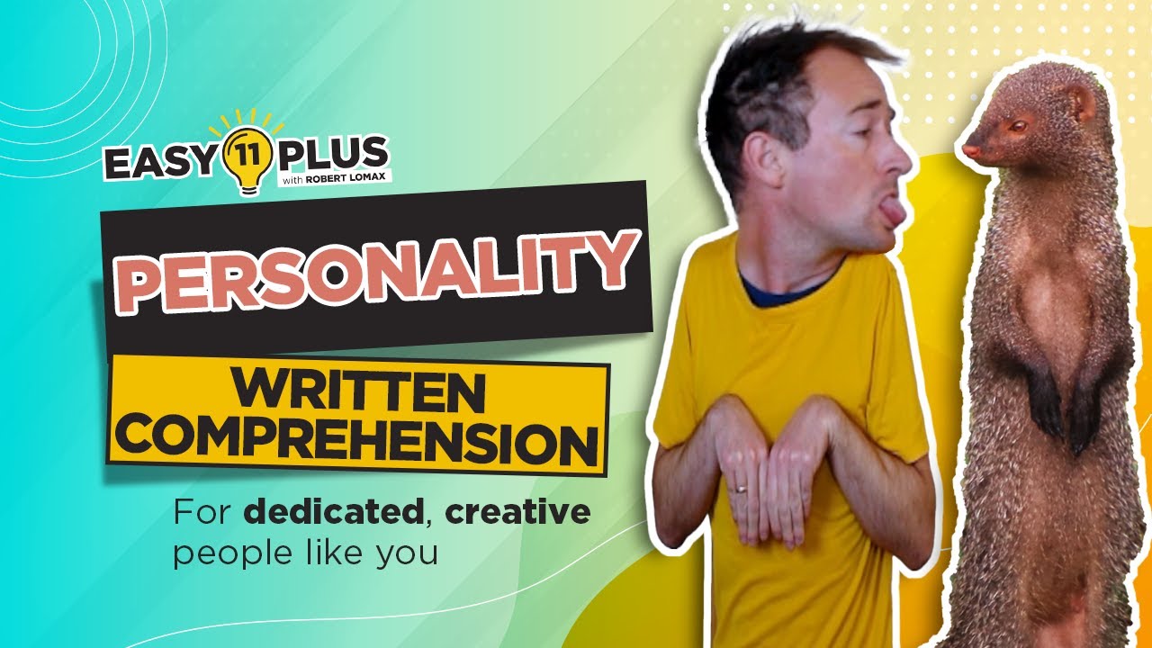 11+ Comprehension | Yeah! Take That! (OK, It's About Personality Questions) | Easy 11 Plus LIVE 28